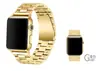 Adequado para pulseira de aço inoxidável Apple Watch1/2/3/4/5 pulseira de três elos pulseira Apple 6/7iWatch