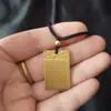 Colgante Cabeza de Buda Dorado Arena Anti-Vietnamita Collar de Oro Método Antiguo Joyería al por Mayor para Mujer Candado Ping An Xiangyun Colgante Sencillo para Pareja