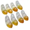 Colgante de Paz de Ágata Colorido Tipo Hielo, Amuleto de Paz con Forma de Caramelo de Calcedonia, Calabaza, Candado de Nube Auspiciosa, Colgante de Jade Zorro