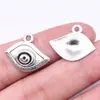 22X17Mm 1.1g Colgante de Joyería de Plata Antigua Hecho a Mano DIY Otros Colgantes Colgantes de Ojo