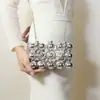 Bolsa de Acrílico de Comercio Exterior para Mujer 2024 Nuevo Estilo Vintage de Alta Gama Mismo Estilo Xiaohongshu Bolso Caja con Cadena para Mujer Moderno