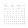 172 piezas de pegatinas de maquillaje de escenario de 346 mm, pegatinas faciales de diamantes brillantes, maquillaje de lágrimas, pegatinas de cejas de diamantes para actuaciones infantiles