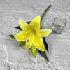 Ventas Directas de Fábrica de Flores Artificiales de Lirio 3D para Decoración del Hogar, Decoración de Hotel, Fotografía de Salón de Bodas y Venta al por Mayor de Flores Artificiales