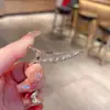 Pinza de Pico de Pato con Lazo de Pedrería de Diseño Nicho Estilo Coreano 2024 Nuevo Pasador Elegante de Gama Alta de Una Palabra Verano