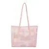 Bolso de hombro de verano 2026 nuevo, elegante y texturizado, gran capacidad, diseño simple, adecuado para ir al trabajo y uso casual