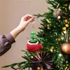 Producto Nuevo Transfronterizo 2022 Monstruo Verde de Pelo Verde Grinch Colgante para Árbol de Navidad Colgante para Mochila de Coche Colgante para Decoración del Hogar