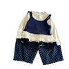 Al por mayor Xiaoxian Limón Siete Niñas Conjunto de Otoño Infantil Ajuste Delgado Capas Dos Piezas Top y Pantalones Largos Moderno