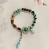 Pulsera de cerámica con cordón de concha de estrella de mar, retro artístico, fresca, suministro de fábrica, regalo popular de Jingdezhen