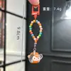 Chaveiro de Bule de Chá de Menina Fofa Exquisito Transparente Chaveiro de Carro Pingente para Bolsa de Estudante Mulher Pequeno Presente Venda por Atacado