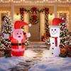 Muñeco de Nieve Inflable Basculante Decoración Navidad Halloween Exterior Jardín Decoración Escenario Atrezo