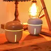 Humidificador de pinha com luz quente USB para carro doméstico pinha (grande) 400ml pinha (pequena) 200ml