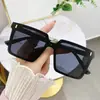 Nuevas Gafas Planas Futuristas Y2K Ojo de Gato para Mujer, Gafas de Sol Cuadradas de Moda Geniales Adelgazantes con Protección UV para Hombre