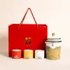 Juego de Té de Viaje Cultural y Creativo de la Ciudad Prohibida: Olla Única, Tres Tazas, Set de Té Rápido, Regalo de Negocio Portátil para Exteriores, Recipiente para Té, Bolsa de Viaje