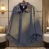 Estilo solto Primavera e Outono Tamanho Grande Nova Roupa Masculina Top Primavera e Outono Casual Roupas de Primavera Camiseta Segunda Pele Masculina Masculina