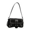 Hebilla de cinturón retro estilo Hong Kong Bolso bandolera sexy 2025 Nuevo bolso de axila para ir al trabajo Bolso de hombro con remaches personalizados