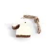 Decoraciones Navideñas en Stock Adornos Colgantes de Madera Piezas Creativas de Madera Tallada Decoraciones para Árbol de Navidad Accesorios para Regalos Productos de Madera