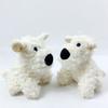Colgante de Felpa West Highland para Bolso Encanto Muñeco Perro Llavero Regalo Niña Muñeco Mascota Lindo Mini