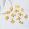 Larga duración no se decolora Oro vietnamita cuentas de pez dorado calabaza cuentas de barril colgante material para pulsera joyería diy accesorios con cuentas