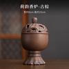 Gaiola de incenso de lótus estilo zen chinês, gaiola de incenso de cerâmica doméstica, ornamentos criativos para cerimônia do chá, acessórios para gaiola de incenso