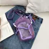 Bolso para teléfono de nuevo estilo 2026, con compartimento para botella de agua y colores contrastantes, un bolso cruzado ligero y lindo para mujer
