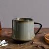 Taza de cerámica vintage, taza de café creativa, regalo de arcilla, taza distintiva, taza de agua antigua de moda para el hogar para parejas