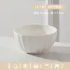 Tigela de Arroz Cerâmica Esmaltada Branca Minimalista de Alta Qualidade para Uso Doméstico, Novo Modelo 2026 Conjunto de Tigelas e Pratos, Conjunto de Louças
