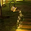 2025 Novo Refletor Solar Externo para Pátio Transfronteiriço Luz de Chuveiro Cascata em Arte de Ferro Luz de Paisagem para Jardim