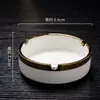 Cenicero de cerámica de alta calidad con estilo de celebridad de Internet, decoración de escritorio de oficina con gatito oso caliente, luz de lujo para el hogar