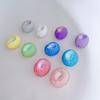 Moran dicai golf Princesa Occidental arcilla suave bola de diamante cuentas de agujero recto DIY accesorios de collar llavero para teléfono móvil