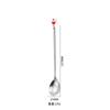 Productos transfronterizos Vajilla de acero inoxidable Regalo de Navidad Cuchara Tenedor Cuchara de postre Cuchara para remover café Cuchara colgante de Navidad