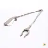 Pinza Plegable de Acero Inoxidable para Recoger Basura Transfronteriza, Herramienta de Recogida para el Hogar, Pinza de Saneamiento para Uso Sanitario