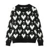 Novo Cardigã Infantil Jacquard de Lã Pura Gola Redonda Espesso Colorblock Tricô Base para Meninos e Meninas