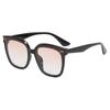 Óculos de Sol Blush Folha Metal Inserido Tom Vibrante Mesmo Estilo Óculos Moda Feminina Óculos de Sol Fashion 5299 Fábrica