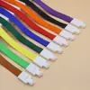 Sujetador de Tarjeta de Identificación de Trabajo Horizontal de Metal de Aleación de Aluminio con Cordón Marca de Empleado Horizontal para Tarjeta de Identificación de Trabajo