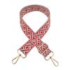 Nueva correa ancha de jacquard cruzado de 3.8 cm, correa larga gruesa para reducir la carga, correa de repuesto cruzada, accesorios para bolso de mujer