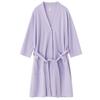 Bata de Noche Estilo Coreano para Celebridades de Internet para Mujer, Bata de Baño Waffle Delgada Transpirable de Verano, Ropa de Dormir para Mujer, Bata de Baño para Spa Sauna, Absorbente