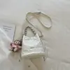 Bolso de Mano de Moda para Mujer 2026 Nuevo Versátil Estilo Coco Bolso de Hombro con Cadena Bolso Cubo Acolchado de Diamantes Bolso Cruzado Casual