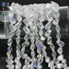 Suministro directo de fábrica cristal tallado con perfil especial cuentas forma especial respaldo de coche color mágico accesorios para joyería DIY 10*16mm