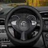 Aplicável para Capa de Volante Nissan Sylphy 14 Sylphy Clássico Teana Tiida Sunny Qashqai Capa de Guidão de Carro