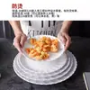 Plato para Comida Rápida A5 Imitación Porcelana, Vajilla Redonda Específica para Restaurante y Hotel, Plato Creativo, Plato Profundo de Plástico Comercial para Salteados