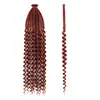 Peluca de Rastas Africanas Largas y Rizadas Transfronteriza 24 pulgadas Rastas de Fieltro Extensiones de Cabello Tejidas a Mano Rastas Locs Peluca Rizada