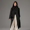 Novedad Otoño e Invierno Ropa Exterior de Cachemir Ropa Exterior de Lana Amplia Extendida 1801 Ropa Exterior de Cachemir Cuello Alto Suave 25 Años