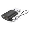 Adaptador Otg Tipo-C para Usb 3.0 com Argola para Pendurar Conversor TipoC Fêmea para USB Transmissão de Alta Velocidade