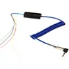 Carrete de Pesca Visual, Carrete de Pesca de Ancla, Carrete de Tambor de Anillo Deslizante de Alta Velocidad, Anillo Deslizante Eléctrico Cuadrado, Anillo Deslizante Eléctrico de 4 Vías 4 Hilos 6 Hilos, Seis Núcleos