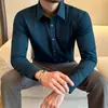 Nueva Camisa de Manga Larga de Alta Calidad para Hombre Primavera 2026, Camisa de Lujo Casual de Negocios Sin Planchar con un Toque de Alta Gama, Venta al por Mayor