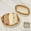 Cesta para Snacks Estilo Nórdico Cesta de Almacenamiento Tejida Simple de Cuerda de Algodón Fresca Hogar Llaves Snack Mesa de Centro Escritorio Cesta para Comestibles