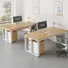Escritorio de oficina, estación de trabajo para empleado, escritorio para computadora, diseño simple y moderno, escritorio de gerente, escritorio financiero, escritorio para una persona, escritorio ejecutivo simple, banco de trabajo