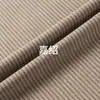 Tecido listrado de grafeno 260g, tecido térmico listrado bicolor de seda de amoreira, material de tricô para camada base quente de outono e inverno