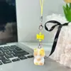 Corrente de Celular Gato Siamês Colorido com Contas Doce Corrente de Celular Menina Desenho Animado Coração Doce Acessórios de Celular para Estudante