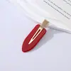 Presilhas de Cabelo Acetato Simples Personalizadas, Presilhas de Franja Contínuas Estilo Coreano, Presilhas de Cabelo Acrílicas para Maquiagem, Presilhas Bico de Pato Atacado
